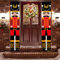 JIASHA schiaccianoci natale decorazioni per striscioni,Modello Soldato Schiaccianoci Natalizie,decorazioni natalizie per esterno,per Portico,Giardino,Interni,Esterni,1 paio da 30 x 180 cm (B)