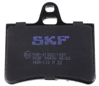 SKF Scheibenbremse Bremsbelag VKBP 90400-4er Set - Position Hinterachse Höhe 77 mm Länge 134 mm Breite 83 mm Dicke 15,5 mm - OE Qualität