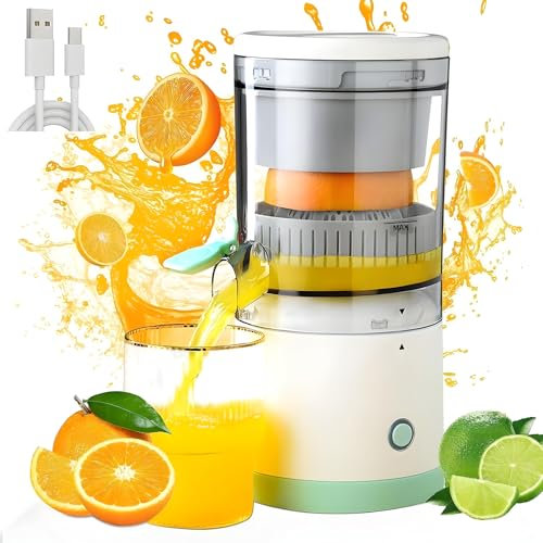 Spremiagrumi ricaricabile - Spremiagrumi portatile con USB, silenzioso, spremiagrumi portatile di frutta e verdura con alto contenuto di nutrienti