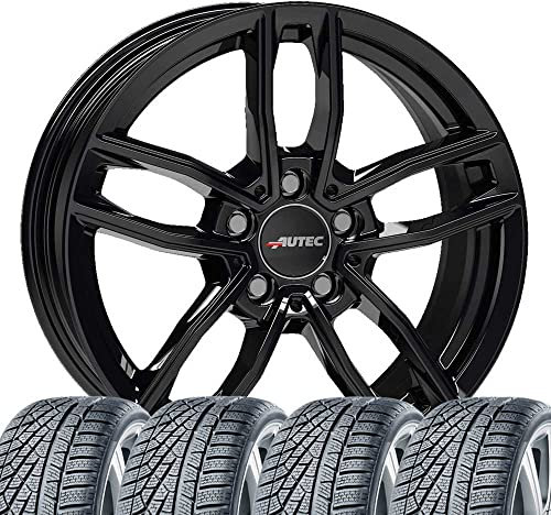 4 Winter Kompletträder 8x19 ET 38 5x112 Schwarz mit 235/55 R19 105V HAN Winter i*cept evo3 X W330A SUV XL M+S 3P kompatibel mit Mercedes-Benz GLC-Klasse AMG GLC-Klasse