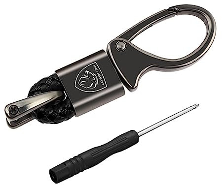 Logo de Voiture Porte-clés en Daim Boucle en métal Porte-clés Anneaux, pour Peugeot 206207208 2008301307308 3008406407408 4007 4008508 5008,A