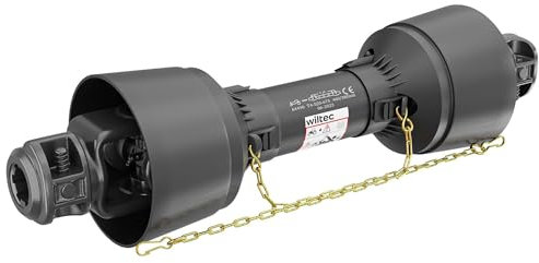 WilTec Arbre Transmission T4 Cardan 520mm 460Nm 540tr/min Prise Force 40kW (55CV) 2X 1 3/8 6 Dents