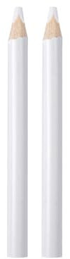 Miaija 2 Pieces White Nail Pencil Nail Whitening Pencils French Art Manicure Pen DIY Dot Line Pattern Nail Art Supplies