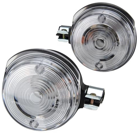 Blinker Set vorne rund Klarglas kompatibel mit Simson S50 S51 SR50 MZ ETZ TS 150 125 250