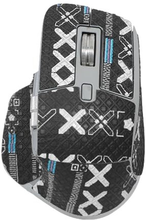 NUCNOK Maus-Anti-Rutsch-Aufkleber,Passend für Logitech MX Master 3S Wireless Gaming-Maus,Schweißbeständig, rutschfest, einfach anzubringen, selbstklebendes Design, Gaming-Maus-Zubehör