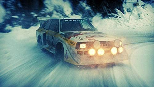 1000-teiliges Puzzle, Rallye-Auto, für Erwachsene, Kinder, Weihnachten, Geburtstag, Geschenk, Spiel, Geschenk, 50 x 70 cm