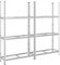 vidaXL Reifenregale mit 3 Böden 2 STK. Silbern 110x40x200 cm Stahl, Reifenständer, Regal, Schwerlastregal, Garagenregal, Lagerregal, Werkstattregal