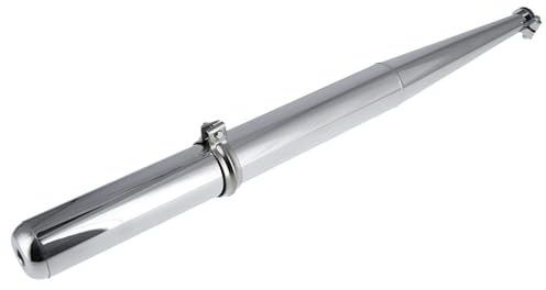 Auspuff - Standard Chrom, 100% Original - Simson S50, S51, S70, KR51/2 Schwalbe, SR50, u.a.