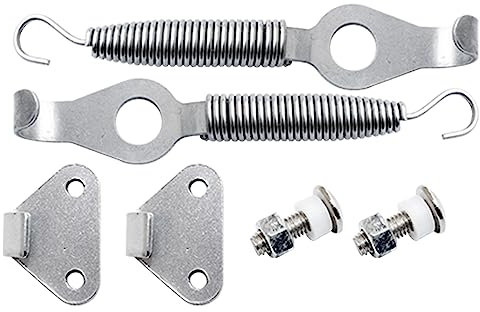 Simoni Racing BH/3 Kit Sgancio Rapido Cofano in Acciaio a Molla, Acciaio Inox