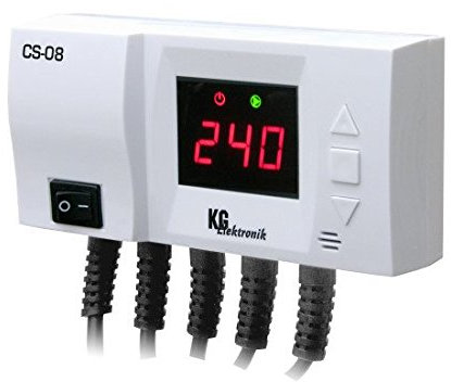 KG Elektronik - CS-08 Heizkreis- und Warmwasser/Pufferspiecher Regelung