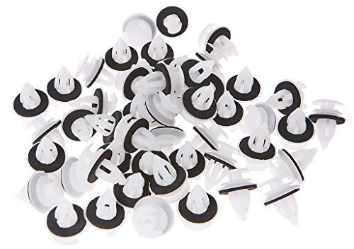 Cuigu 50 Stück Türverkleidungsclips mit Dichtungsring für E34 E36 E38 E39 E46 M3 M5 Z3 X5