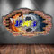 Wandtattoo 3D Graffiti Name benutzerdefinierte Vinyl Wandaufkleber DIY Raumdekoration Wandbild Wandriss