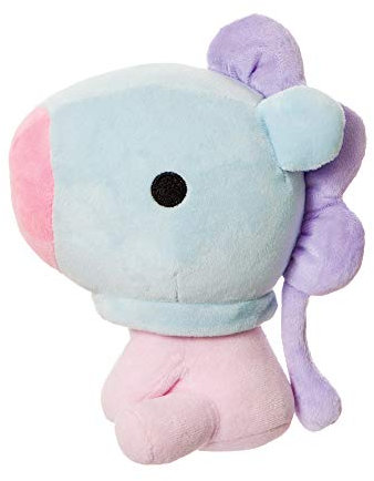 Aurora World Aurora, 61372, BT21 Official Merchandise, Baby MANG sitzend 20 cm, Plüsch, Lila, Blau/Violett