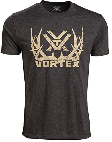 Vortex Optics Full Tine Short Sleeve Shirt - Large Charcoal Heather