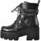 MissHeel Gothic Ankle Boots Goth Stivaletti con tacco Chunky, Antanina, 41 EU