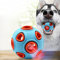 Rolin Roly Leuchtend Glow Ball Blinkender Ball Hundeball Hundebälle Hundespielzeug Ball mit LED Licht Spielball für Hunde Bissfest Hundespielzeug Ball (Bule Ball with LED)