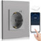 BSEED Smart ZigBee Steckdose, Energiekostenmesser, Alexa ZigBee Steckdose mit Verbrauchsmessung, 1 Fach Steckdose arbeitet mit Amazon Alexa und Google Home Grau (Tuya ZigBee Hub erforderlich)