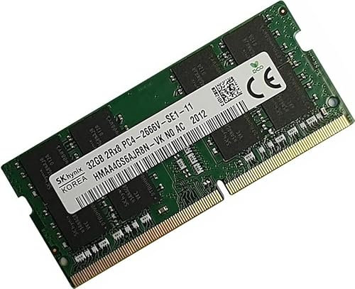 32GB SK hynix DDR4 2666 MHz RAM SO DIMM DDR4 PC4-2666V-S für Notebook + iMac + Mac HMAA4GS6AJR8N-VK
