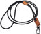 BAWAKO Schlüsselband mit Karabinerhaken, Umhängeband für Schlüssel Namensschild Handy Kamera, Schlüsselanhänger Damen und Herren, leder neck lanyard gewebt(Braun s)