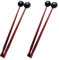 SWILDER 2 Paar Zungentrommel Schlägel Gummikopf Trommelschlägel Sticks für Log Drums Tongue Drums und Keyboard Percussion