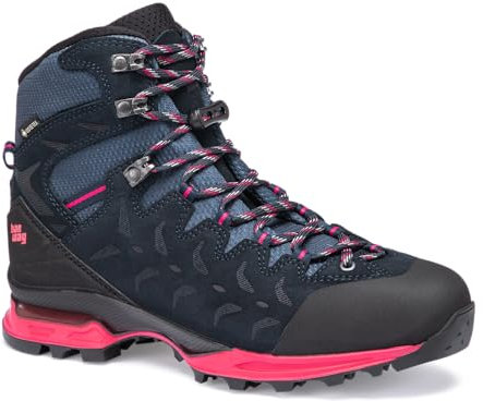 Hanwag Makra Trek Lady GTX MID Trekkingstiefel Navy/Pink (37.5 EU)