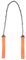 Akozon Outdoor Pocket Hand Chainsaw, 24 Inch Survival Zipper Saw Wood Cutting Rope Foldable Portable Chain Tool for Orange Camping Emergency Fast of Trees and Gardening Hiking Hunting