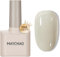 MAYCHAO 15ML Jelly Gel Nail Polish - Nude Gel Nail Polish Cream Grey-Green Translucent Soak Off UV Gel Polish Neutral Color Nail Gel Polish for Nail Art French Manicure at Home