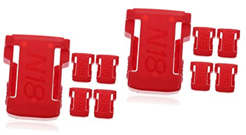 HOMSFOU 10 STK Batterie Lagerregal Werkzeug Gürtel Abs An Der Wand Montiert