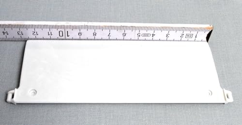 Generisch 10 Stück Beschwerungsplatten mit Öse für Verbindungskette - Lamellen 127mm