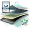 nøvera® Gel Topper 140x200cm Premium | Hohes RG 50 | H2/H3 | 7-Zonen Matratzentopper 140x200cm - Hochwertige Bio-Baumwolle | 7cm Matratzenauflage 140x200 | Matratzen Topper 140x200 Mattress.Topper