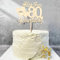 DazzJoy Holz Tortendeko 80. Geburtstag für Frau und Mann - Alles Gute zum 80. Cake Topper - Happy Birthday Kuchendeko für 80 Jahre