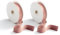 CHUQING Geschenkband Rosa,Samtband Altrosa,Schleifenband Samt Dekoband Stoffband Velvet, 25 mm x 9 m,2 Rollen