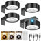 Luce per Quadro Senza Fili Ricaricabile, Faretto per Quadri a Batteria 2600mAh Applique LED da Parete Interno USB con Telecomando Luce Notturna Magnetica per Armadio Esposizione Pittura Arte Dipinti