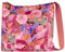 Oilily Rosel Reversible Shoulder Bag Striped Flowers Farbe Decadent Chocolate