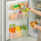 FOGARI Kühlschrank Organizer, Tiefkühldosen, Refrigerator Door Aufbewahrungs box - 6pcs Durchsichtig Behälte für Kühlschrank Schrank Speisekammer Snacks Dosen Küche, BPA-freier