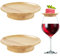 IKOPFLN 2 Pezzi Topper Per Bicchieri Da Vino e Salumi,Bicchieri Vino Tagliere Per Salumi,Topper Per Salumi Bicchieri Da Vino,Piattos Topper Per Bicchiere Da Vino In Legno,Topper Per Calici Da Vino
