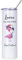 MiniGifts Personalisierter Thermobecher to go Weinbecher Edelstahl Strohhalm 'Mädels Pegel halten' Wunschname Isolierter Becher Aperol Spritz Thermobecher Geschenk Frau Freundin (Flamingo)