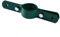 GALBIS | Abrazadera de doble ala | Utilizada en los postes de centro | Diámetro: 48 mm | Material: Acero galvanizado | Color: Verde