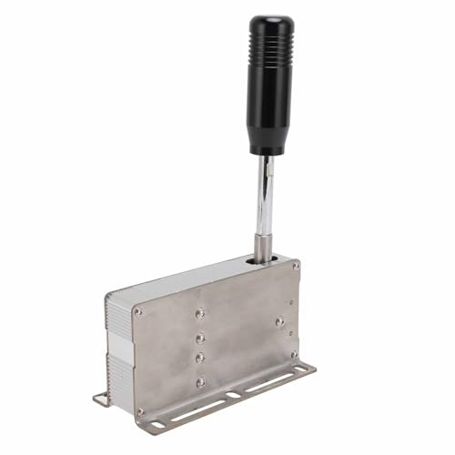 Saluaqui USB -Sequential Shifter für PC SIM -Rennspiel Spiel Kompatibel mit und T300 T500 Black Aluminiumlegierung (BLACK)