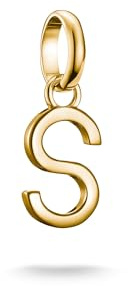 Thomas Sabo Charm Club Connect Charm Pendant Letter Recycled 925 Silver