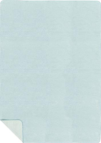Unbekannt Richter Textilien Bio Wohndecke Baumwolle Mint Größe 150x200 cm