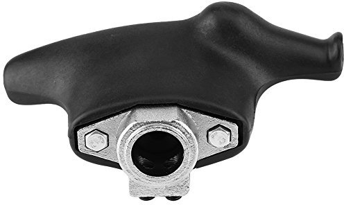 Qiilu negro plástico montaje cabeza de desmontaje para el diámetro de la máquina del cambiador de neumáticos, 28 mm/30 mm (28 mm)