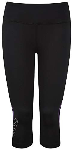 OMM Original Mountain Marathon Damen Flash Strumpfhose, 0,75 mm, schwarz/violett, XS