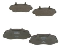 Bosch BP2035 - Brake Pads Car Rear Axle - 1 Set of 4 Pads | Bosch Quality - Reduced Noise and Dust - ECE-R90 Certified - Copper-Free