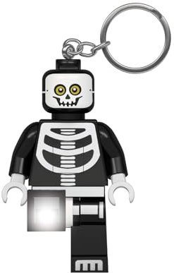 LEGO Iconic - portachiavi luminoso - Scheletro - altezza 76 mm