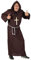 Foxxeo Deluxe Mönch Kostüm für Herren braun Mönche Tunika Kutte Kirche Größe M