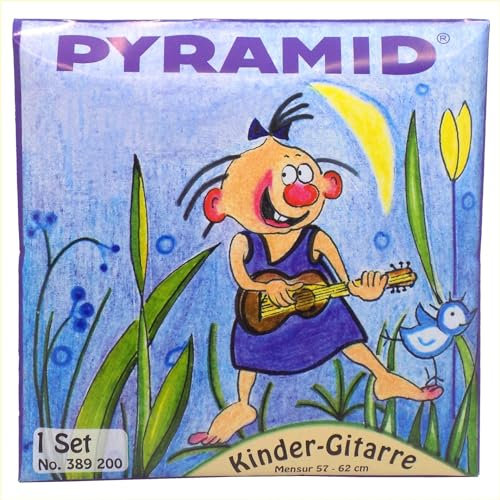 Pyramid Kinder-Gitarre 3/4 | kurzmensurige Konzert-Gitarren-Saiten | 389 200