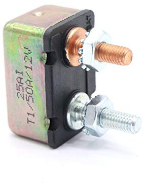 Viviance Auto Reset 10A/15A/20A/25A/30A/40A/50A Disjoncteur Fusible Double Batterie Voiture Caravane Bateau Boulon - 20A