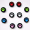 Silikon-Daumen-Stick-Kappe für PS4 Xbox One Xbox 360 PS3 PS2 Katze Hund Pfotenabdrücke M