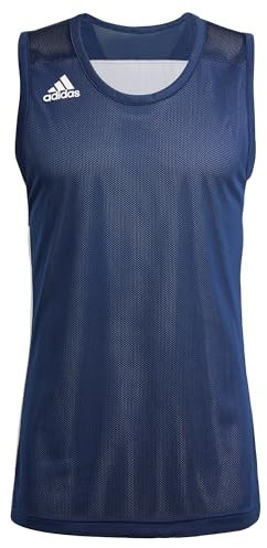 adidas Herren 3G Speed Reversible Jersey, Collegiate Navy / White, L